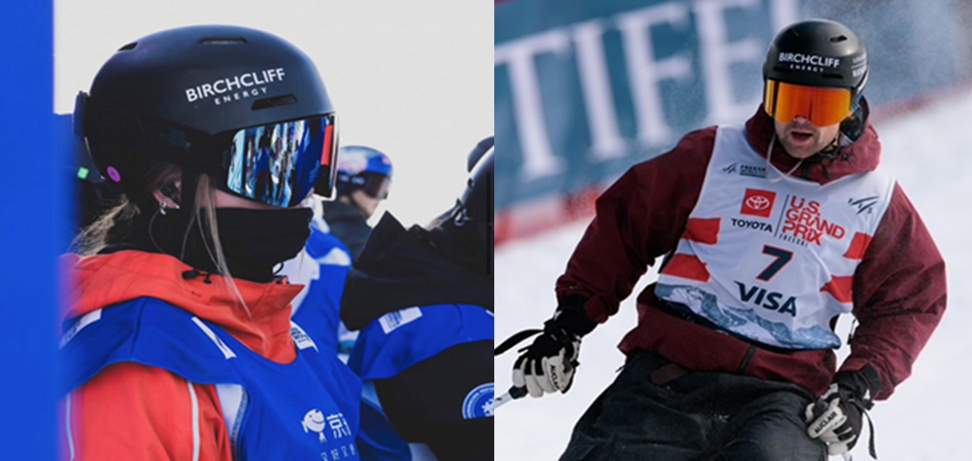 Snowboarder Felicity Geremia and Skier Andrew Longino