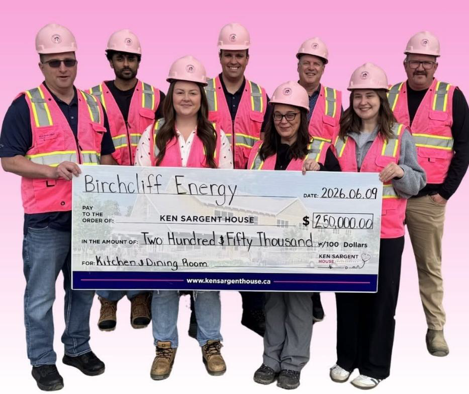 Birchcliff Supports Ken Sargent House with a $250,000 Donation